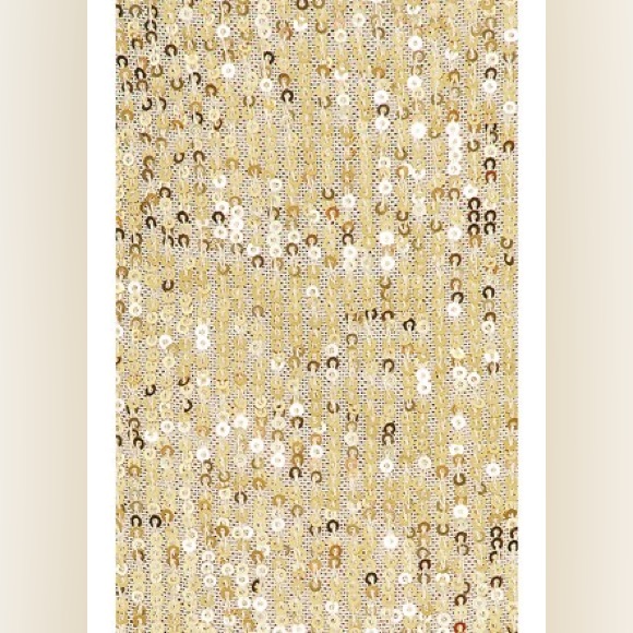 INTIMATELY FREE PEOPLE Sparks Fly Iridescent Gold Shimmery Sequin Bodysuit SizeL - Picture 14 of 14